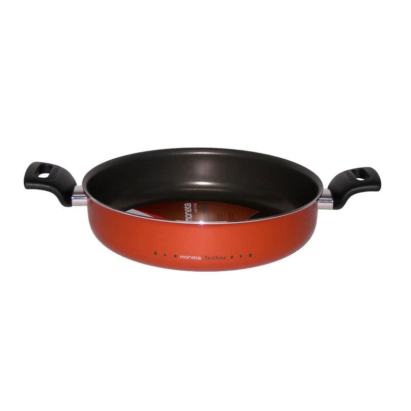 Moneta Zecchıno Kısa Tencere 24 Cm + Cam Kapak - Moneta