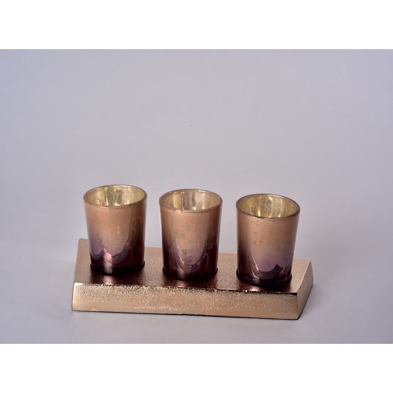 Mumluk 3lü Stand 28 x 11.5 x 9.5 cm