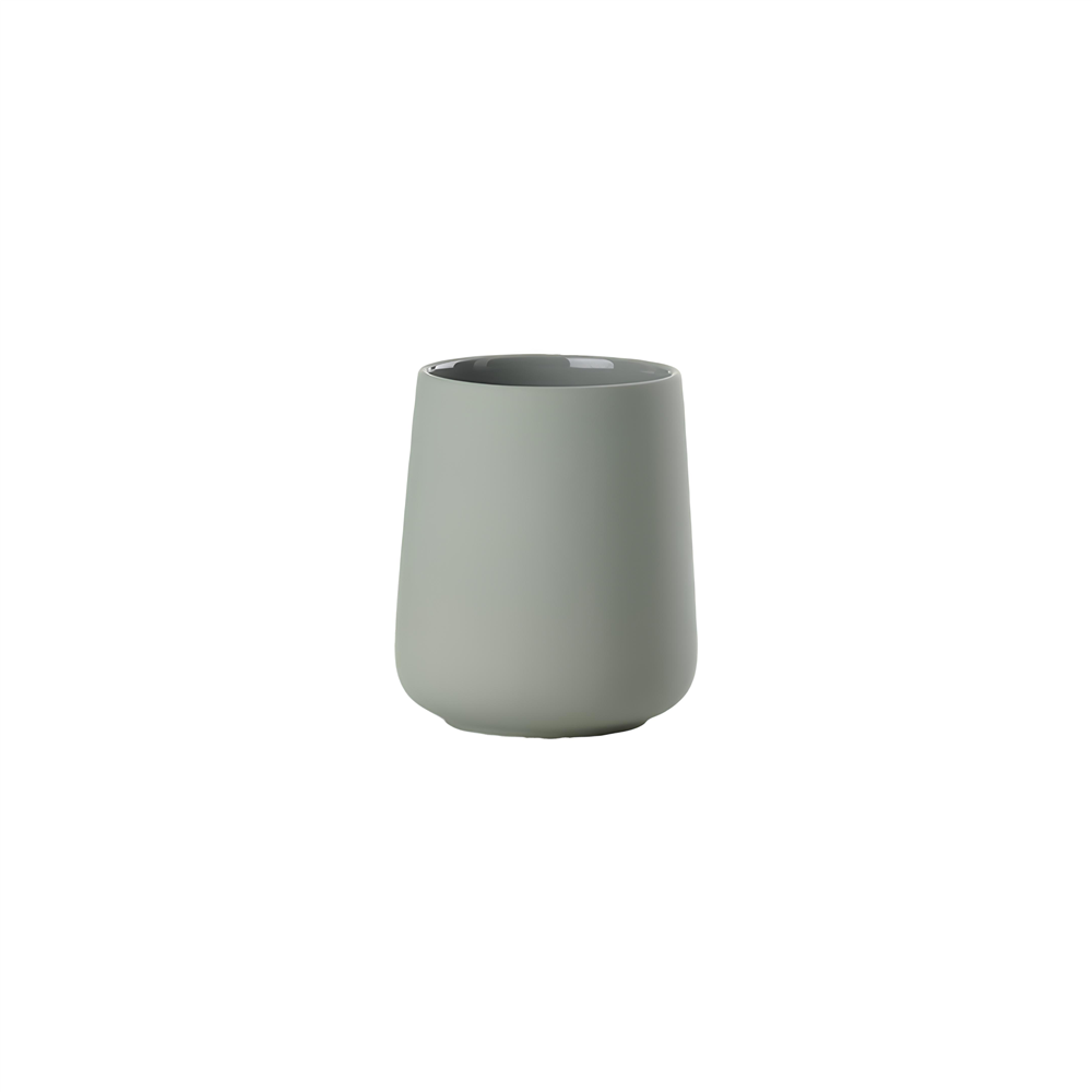 Nova One Diş Fırçası Kupası Matcha Yeşili 10 cm - Çap:8 cm - Zone Denmark