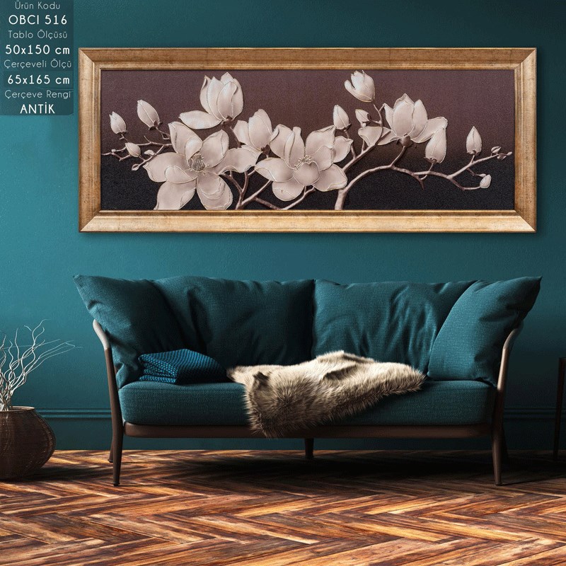 OBCI 516 Çerçeveli Tablo - Kare Home