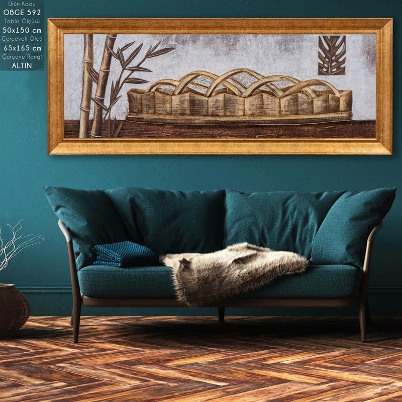 OBGE 592 Çerçeveli Tablo - Kare Home