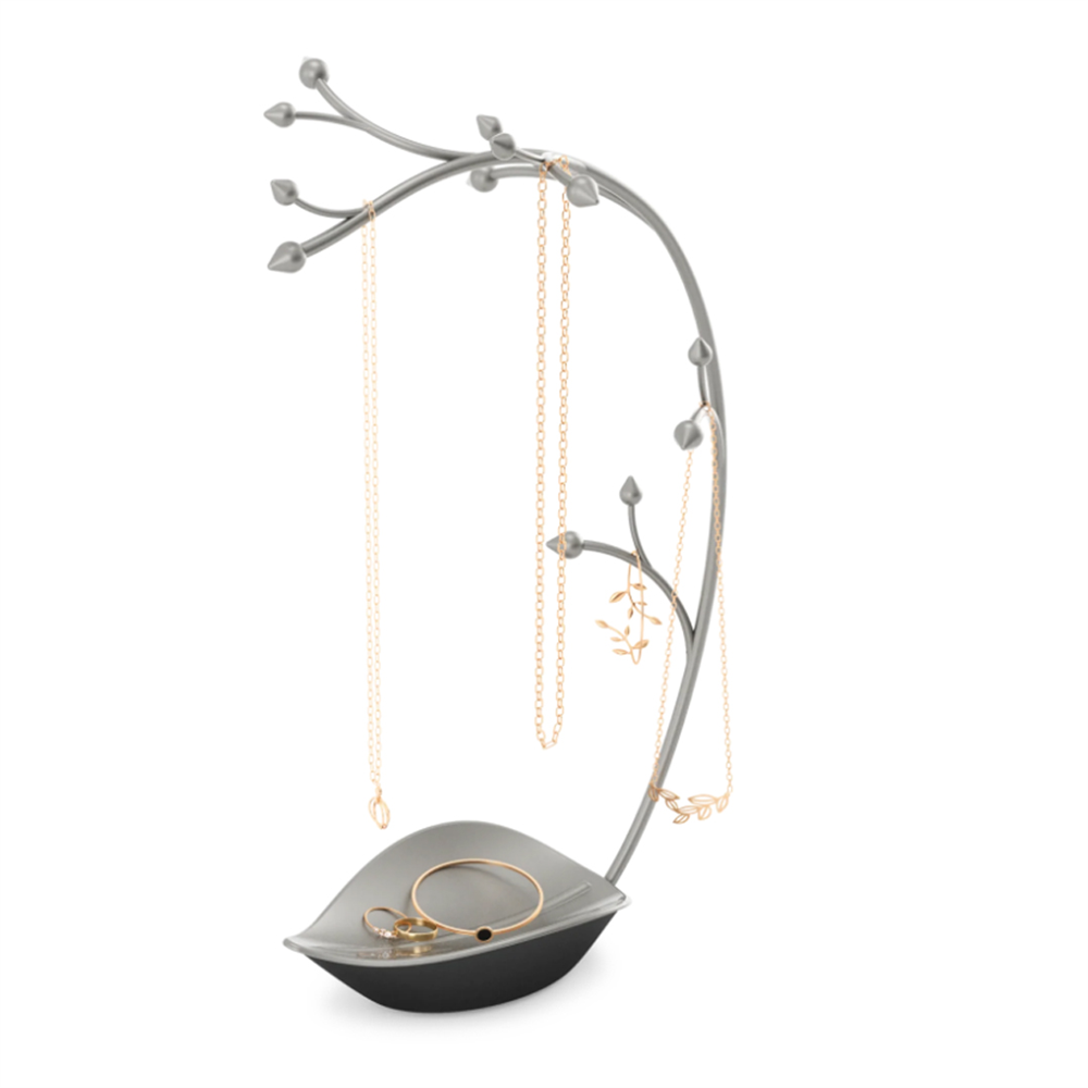 Orkide Takı Ağacı Gri Metal 36 Cm - Umbra