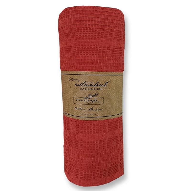 Pure Simple Tek Kişilik Pike Kiremit  - İyi Geceler İstanbul