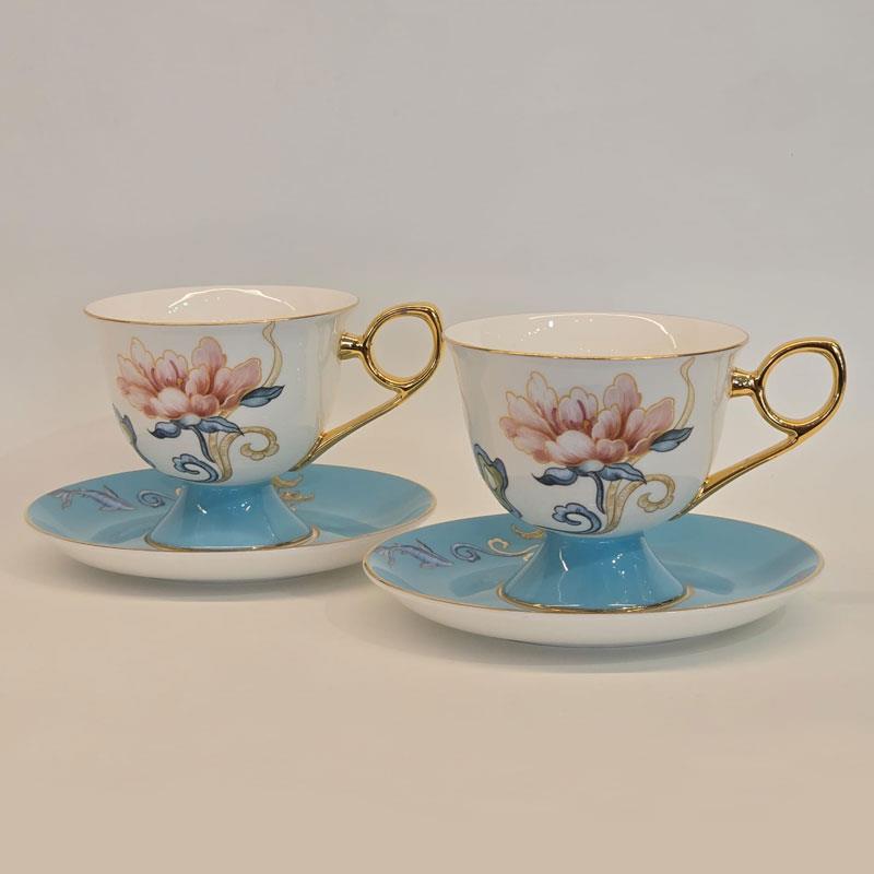 Rosetta 2'li Çay Fincanı - Roy King