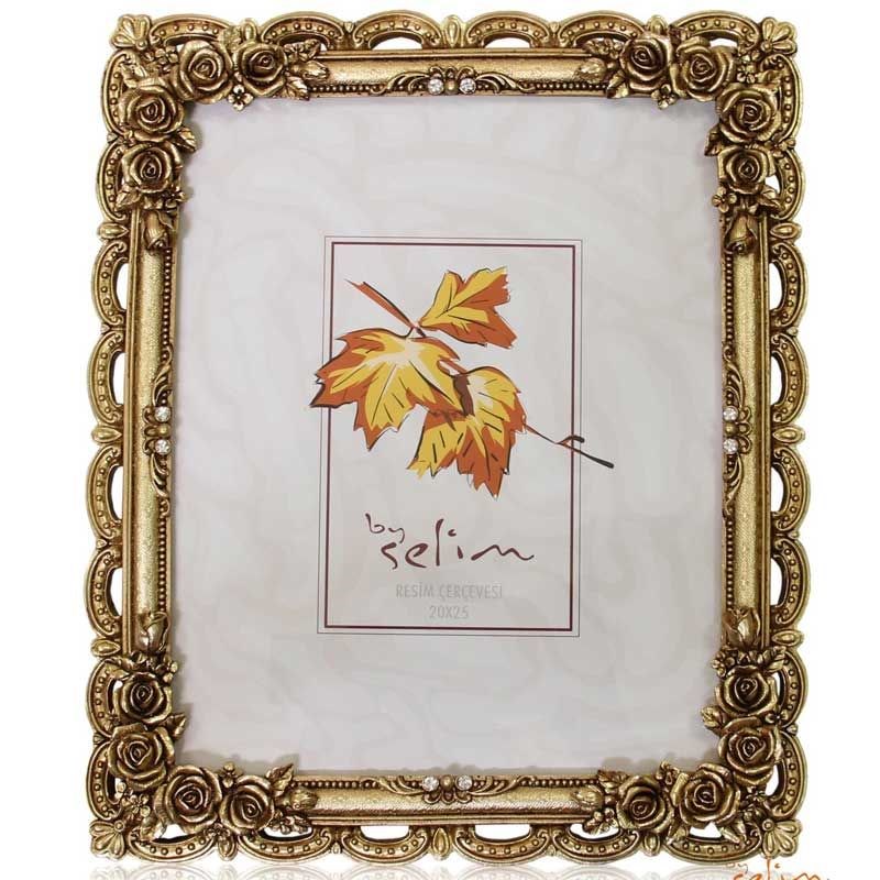 Sardunya Çerçeve Altın 20 x 25 cm