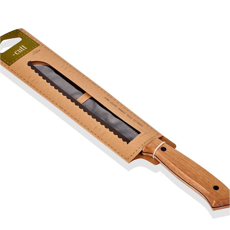 The Mia Cutt Ekmek Bıçağı 20 cm Siyah