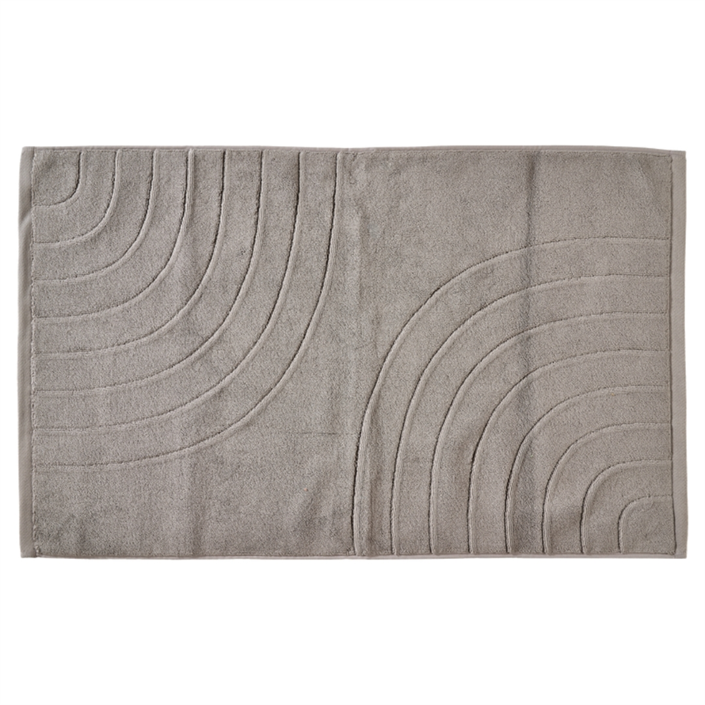 Time Banyo Paspası Beton Rengi %100 Pamuk 50x80 cm - Zone Denmark