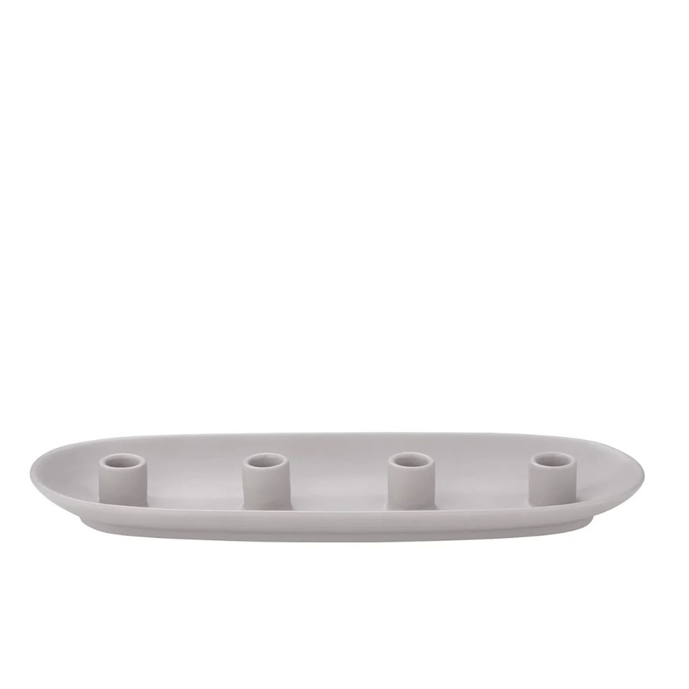 VELA Oval Mumluk Gri 40 cm - Blomus