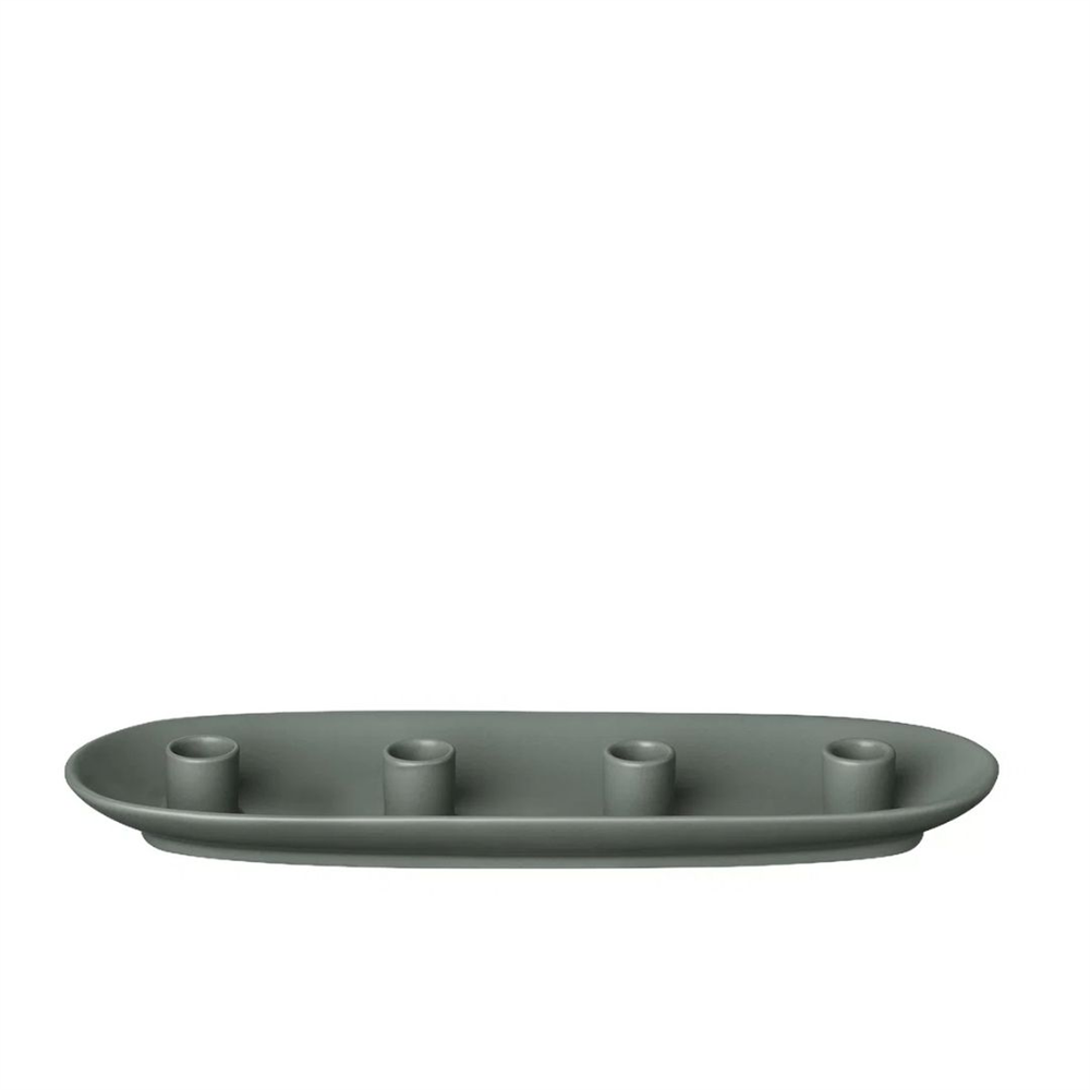 VELA Oval Mumluk Yeşil 40 cm - Blomus