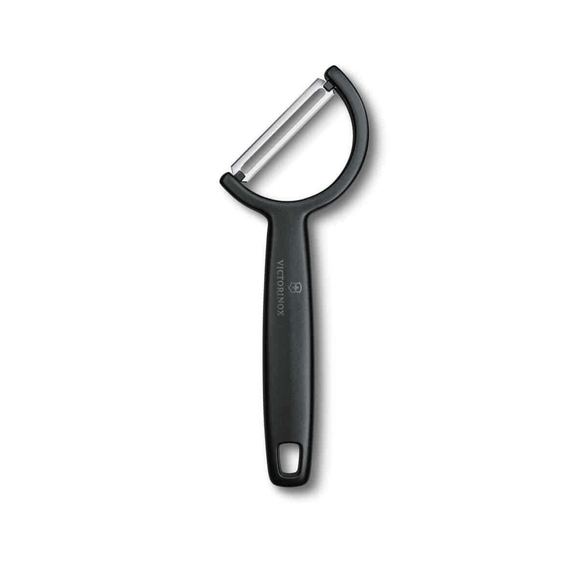 Çamlıca Home Victorinox paslanmaz çelik düz bıçaklı ergonomik siyah sebze meyve soyacağı