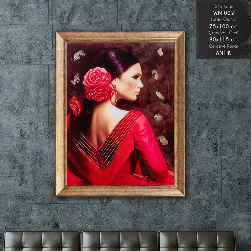 WN 002 Çerçeveli Tablo - Kare Home