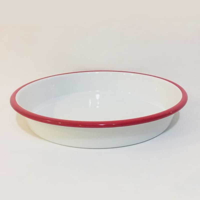 Yuvarlak Fırın Tepsisi 26 cm Kırmızı