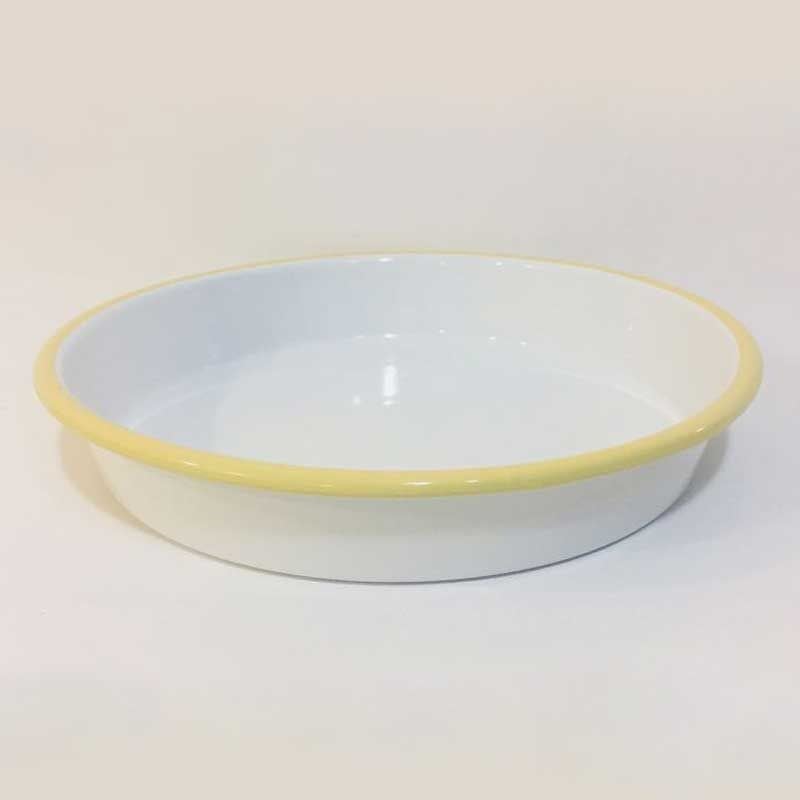 Yuvarlak Fırın Tepsisi 26 cm Sarı