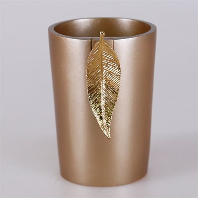 Leaf Diş Fırçalık Vizon Altın