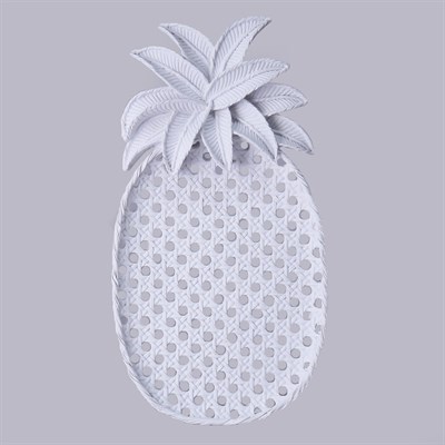 Pineapple dekoratif aksesuar beyaz