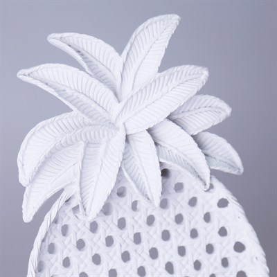 Pineapple dekoratif aksesuar beyaz