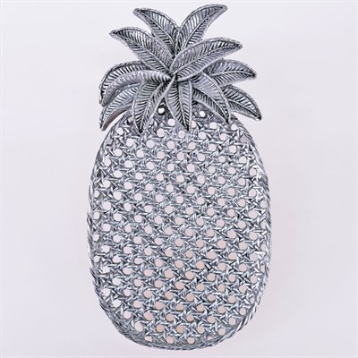Pineapple dekoratif aksesuar gümüş