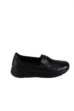 La Scada 1904 Siyah Kadın Hakiki Deri Casual Ayakkabı