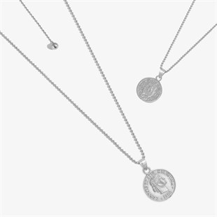 Swiss Penny 1988 Gümüş Asansörlü Zincirli Madalyon