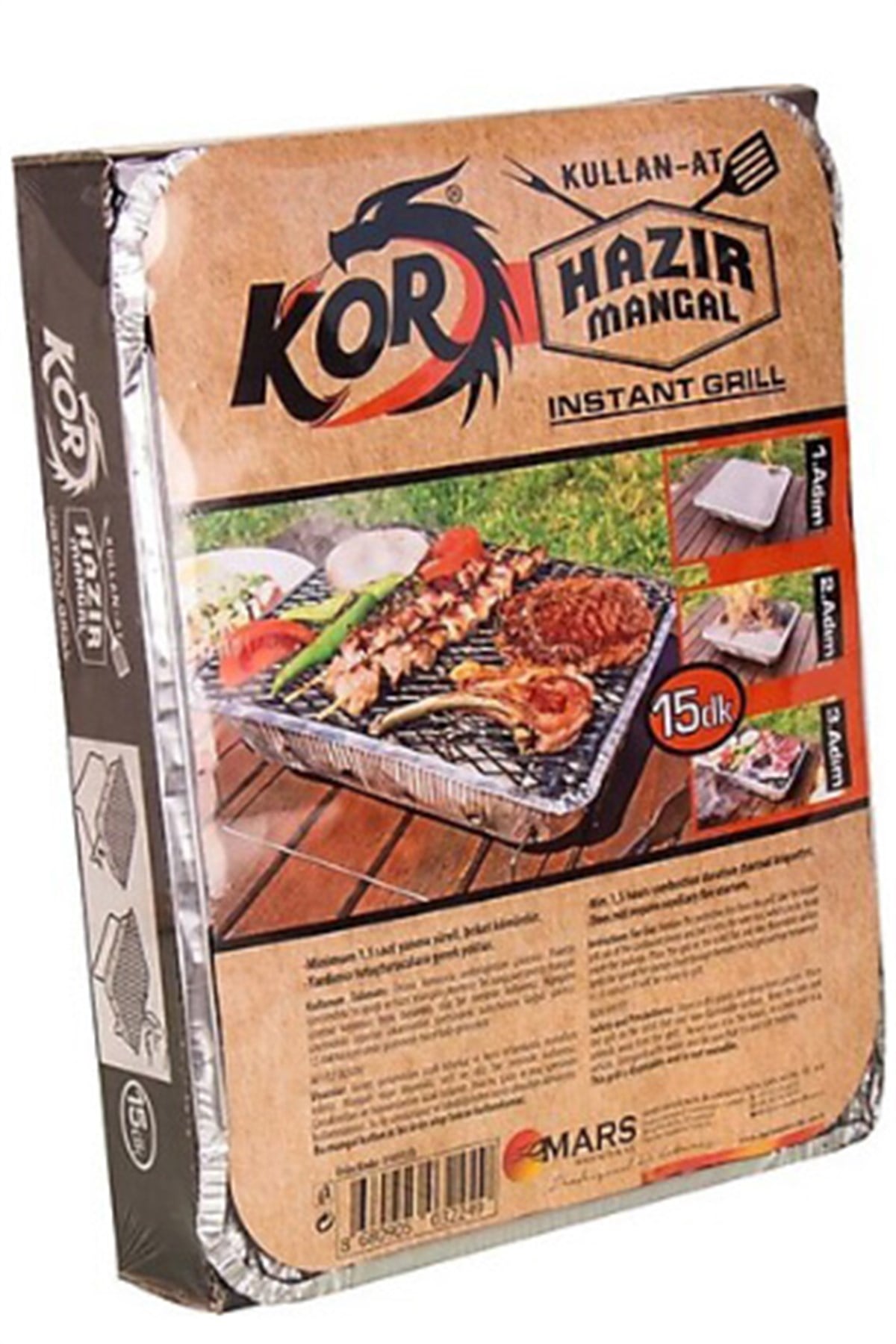 Kor Pratik Hazır Mangal Tek Kullanımlık