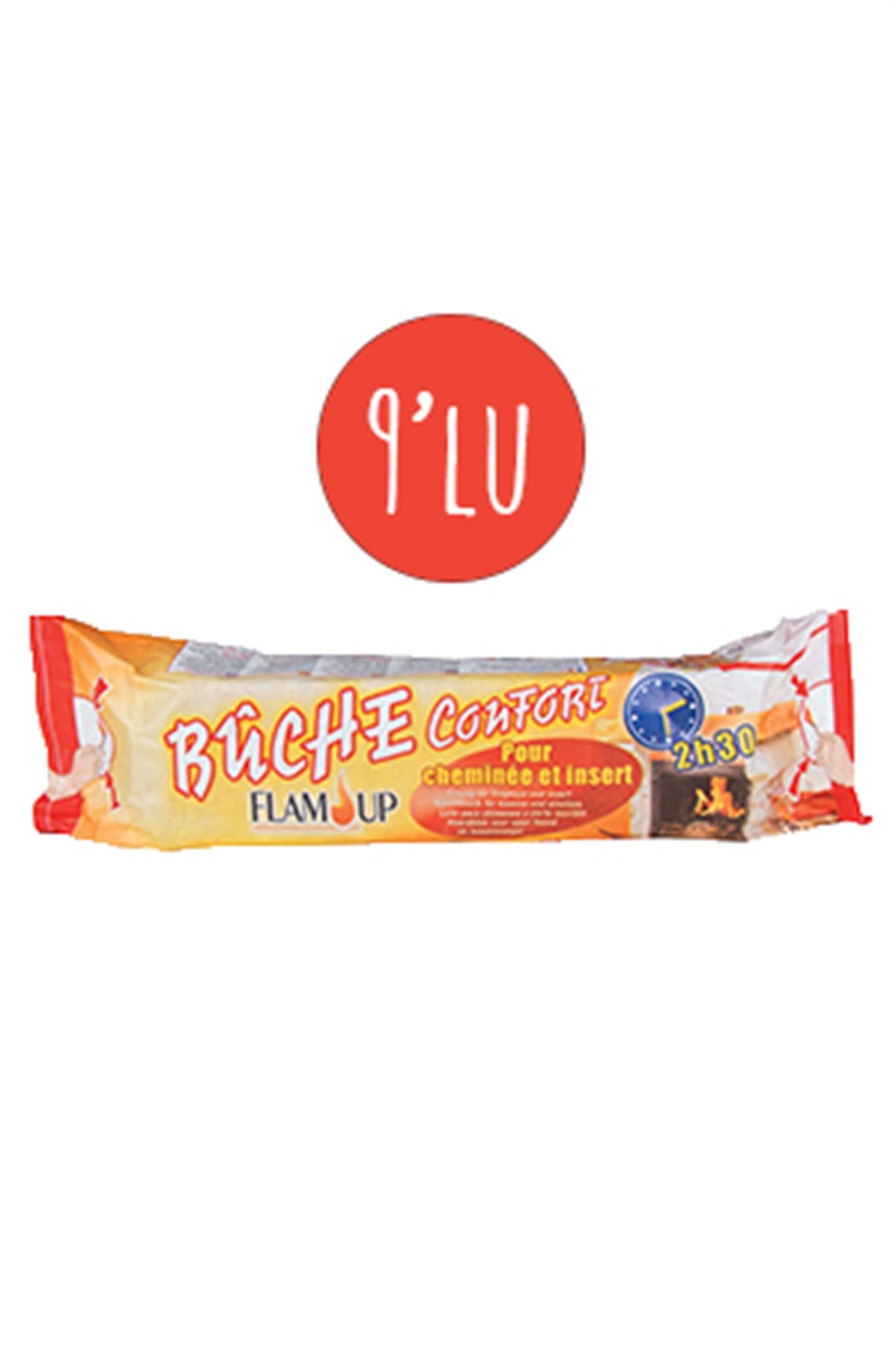 OdunFlam Up Şömine Odunu Lux 9'lu