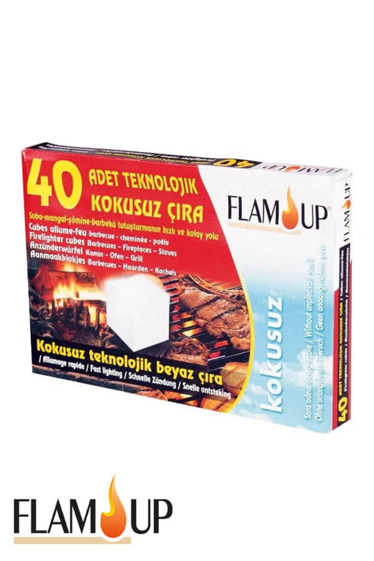 TutuşturucuFlam Up Teknolojik Beyaz Çıra 40'Iı