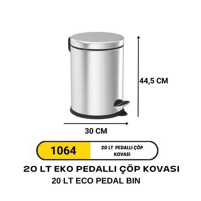 16 LİTRE EKO PEDALLI ÇÖP KOVASI (1064)