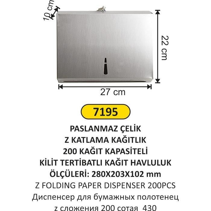200'LÜ Z KATLAMA DİSPENSERİ