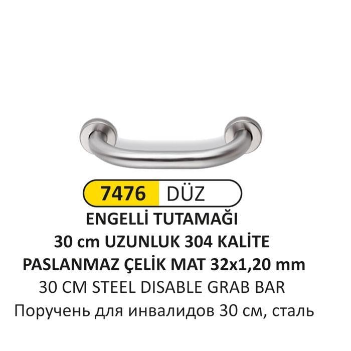 30 CM 304 KALİTE DÜZ ENGELLİ TUTAMAĞI
