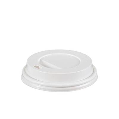 4 oz Sıcak İçecek Kapağı Beyaz