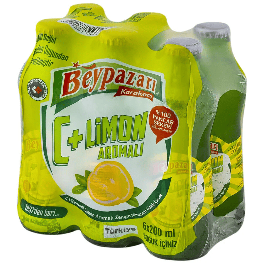 Beypazarı C Vitaminli Limonlu Maden Suyu 6 x 200 ml