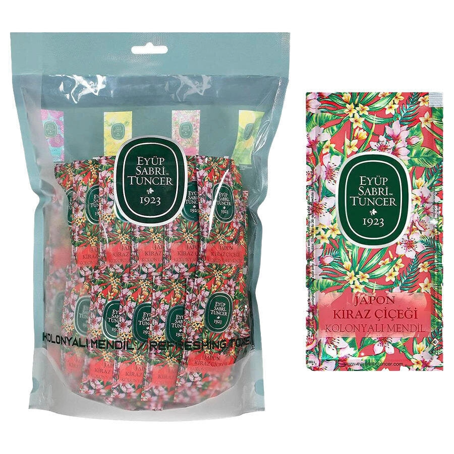 Eyüp Sabri Tuncer Kolonyalı Mendil Japon Kiraz Çiçeği 150'li Doypack Poşet