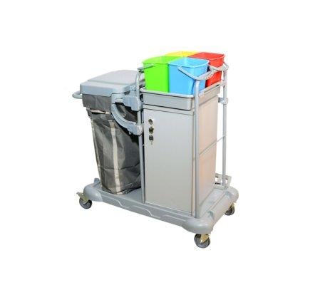 KAT HİZMET ARABASI DOLAPLI TEK BRANDALI PLASTİK