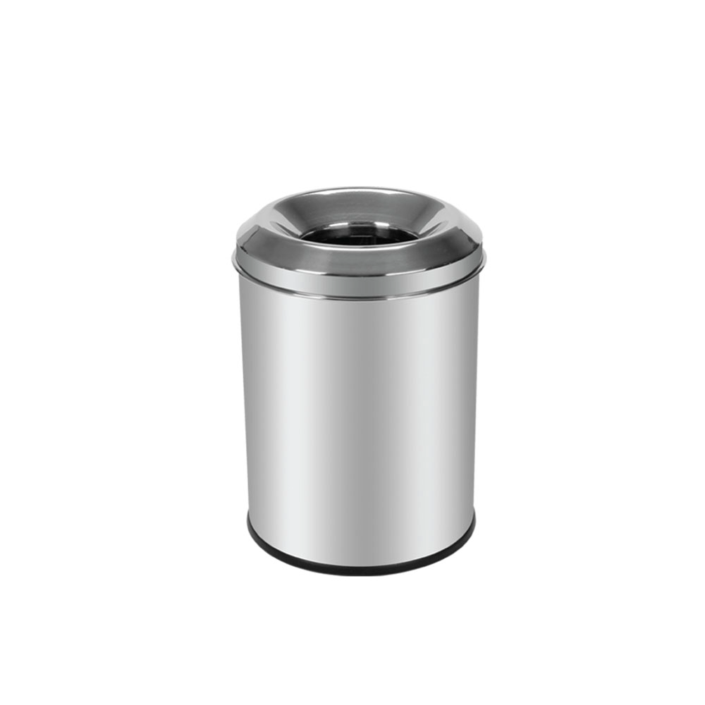 Krom Yanmaz Çöp Kovası 13 Lt.