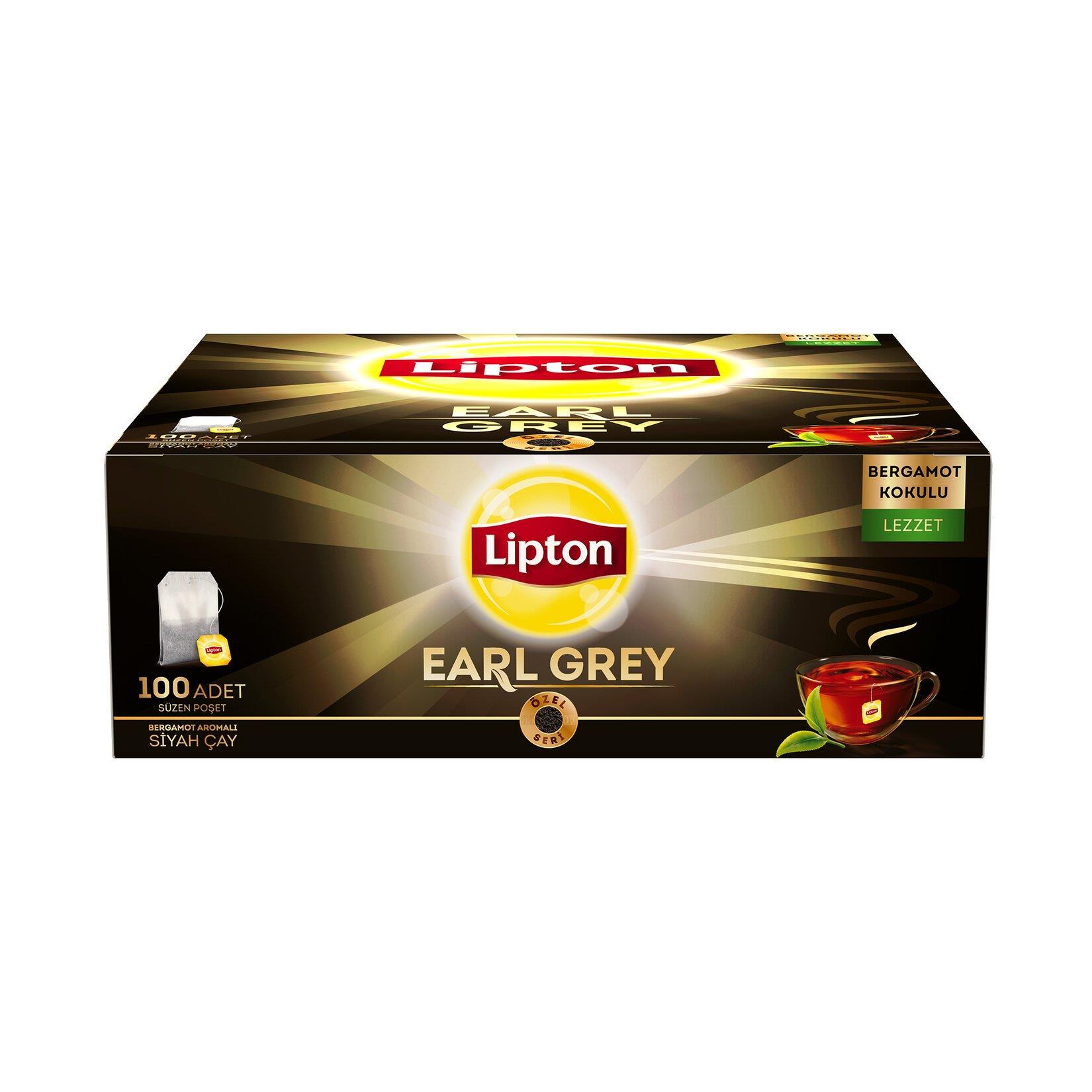 Lipton Earl Grey Bardak Poşet Çay 100'lü