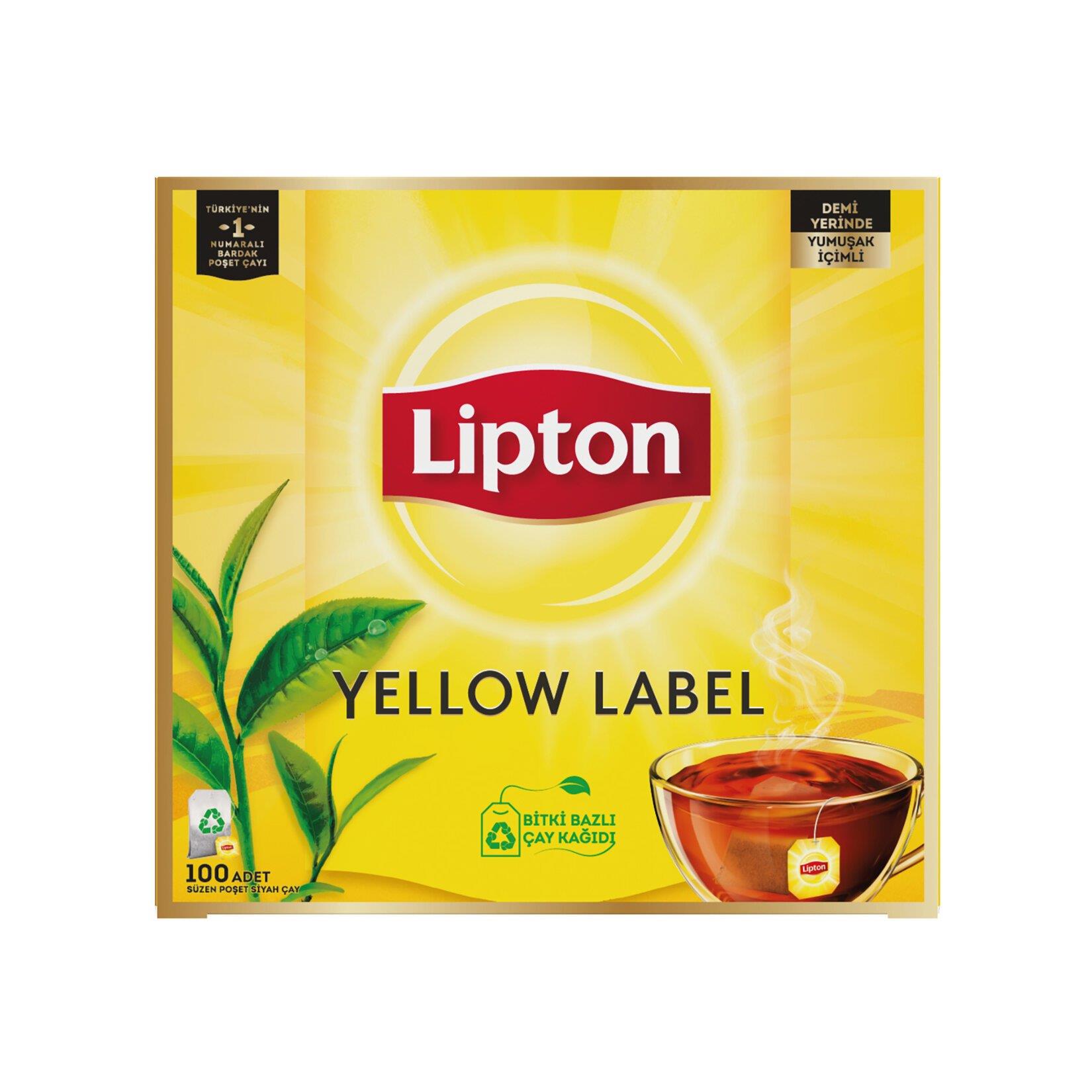 Lipton Yellow Label Bardak Poşet Çay 100'lü
