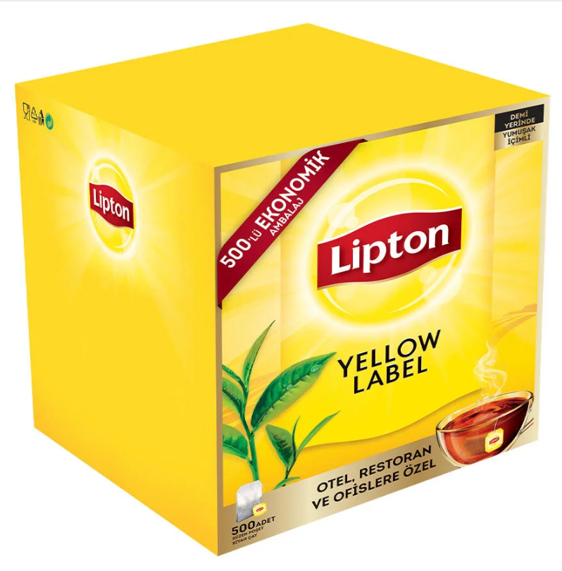 Lipton Yellow Label Bardak Poşet Çay 500'lü