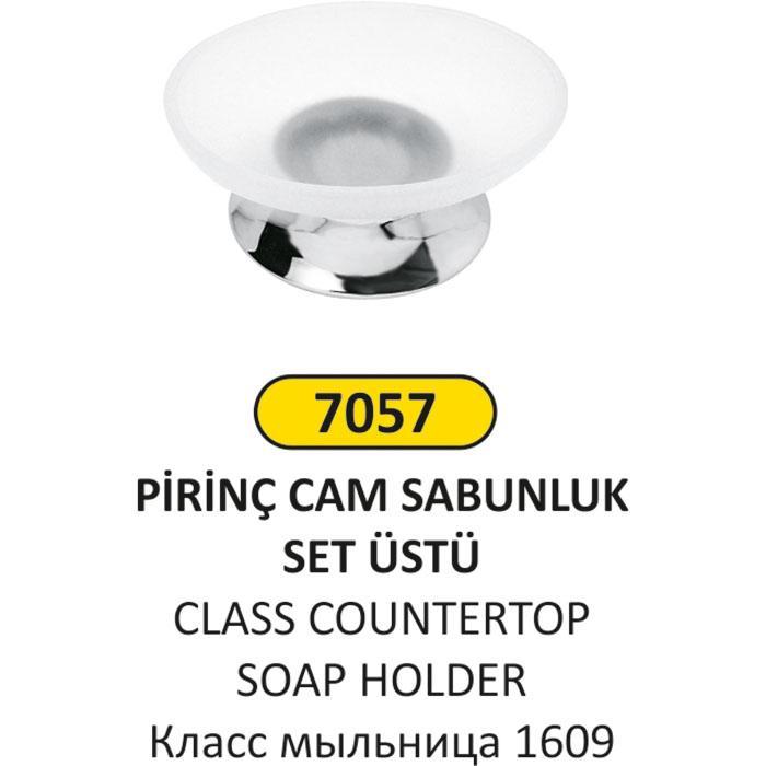 LÜKS SET ÜSTÜ CAM KATI SABUNLUK