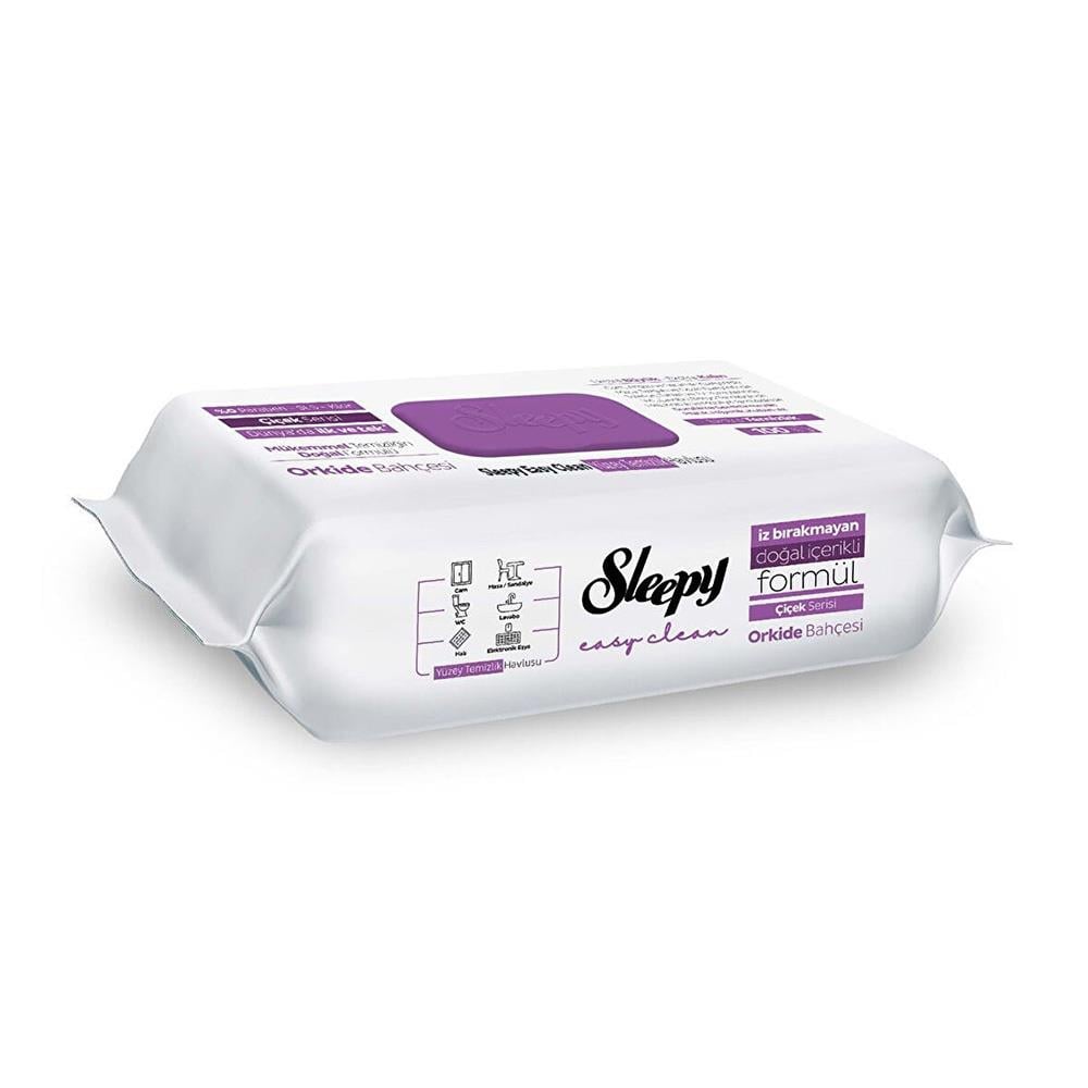 Sleepy Yüzey Temi̇zli̇k Havlusu Orki̇de 100 Lü