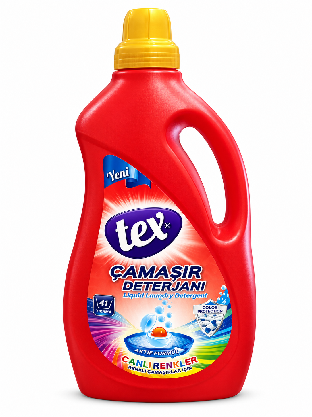 TEX SIVI ÇAMAŞIR DETERJANI CANLI RENKLER 2,7 LT