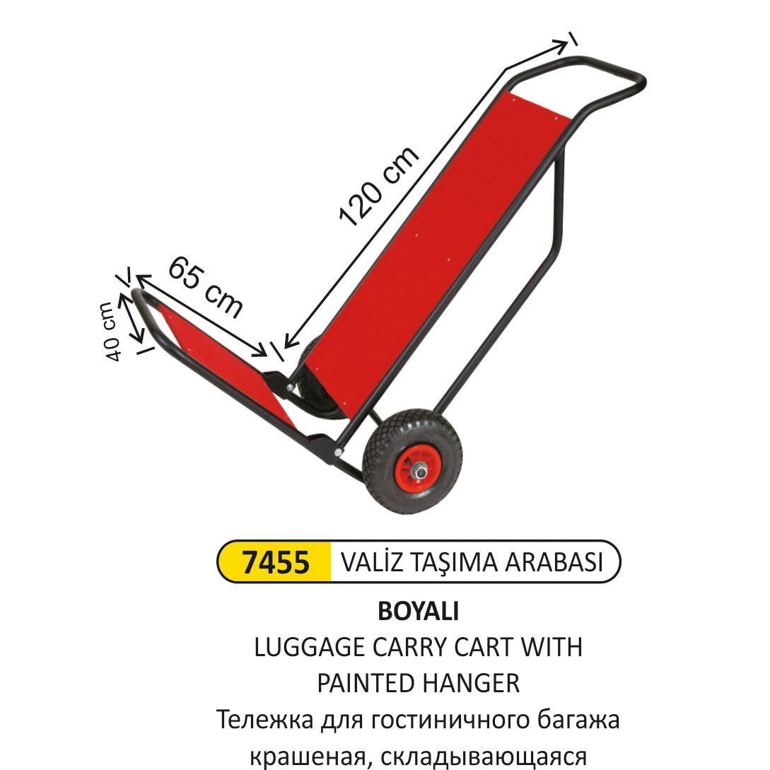 VALİZ TAŞIMA ARABASI BOYALI