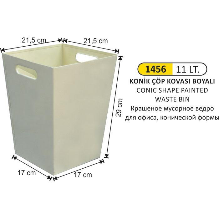 11 LT OFİS TİPİ KONİK ÇÖP KOVASI