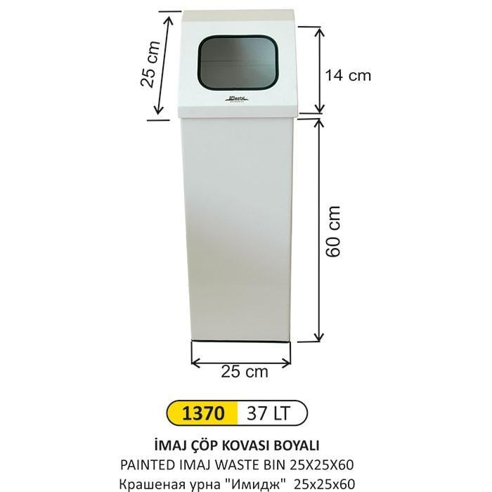 37 LT ÇÖP KOVASI BOYALI