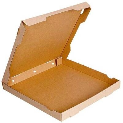 Baskısız Kraft Pizza Kutusu 40x40x4 cm
