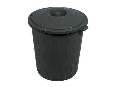 ÇÖP KOVASI SİYAH KAPAKLI 35LT/50LT/70LT/90LT