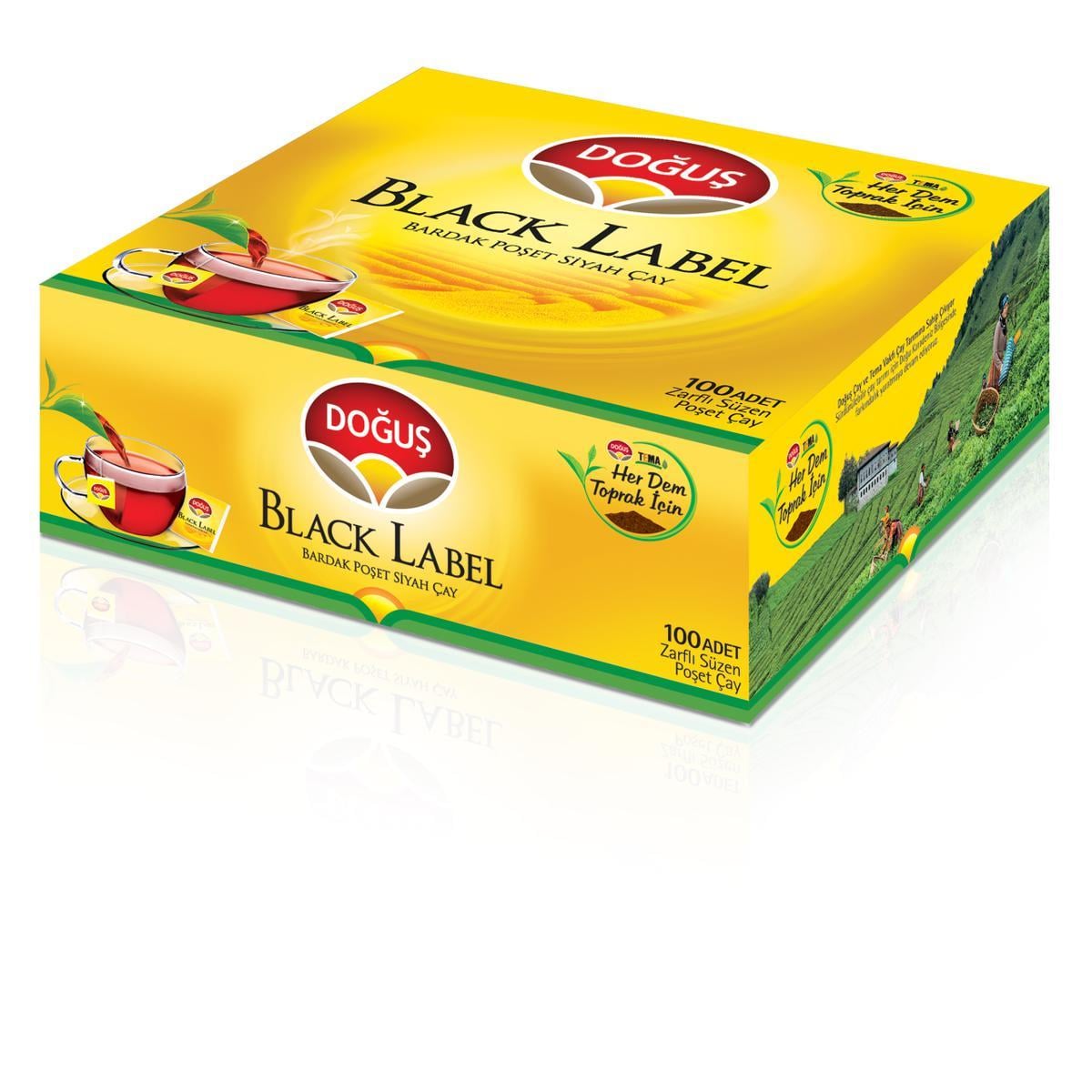 Doğuş Black Label Bardak Poşet Çay 100'lü