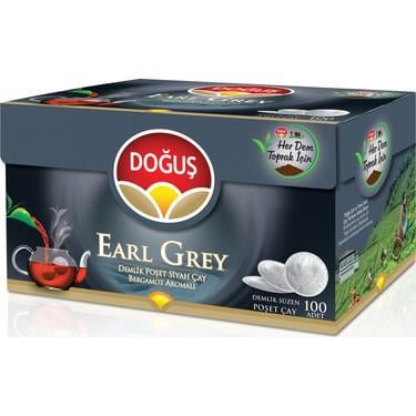 Doğuş Earl Grey Demlik Poşet Çay 100'lü