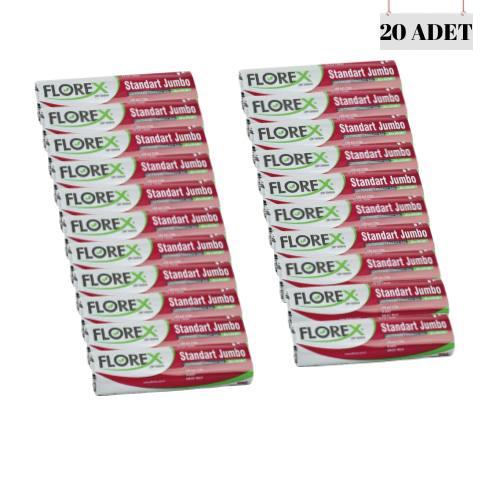 FLOREX 80*110 27 MİCRON STANDART JUMBO BOY ÇÖP POŞETİ (20 ADET)