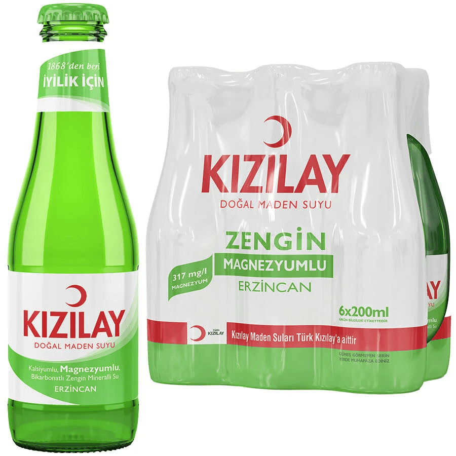Kızılay Sade Erzincan Maden Suyu 6 x 200 ml