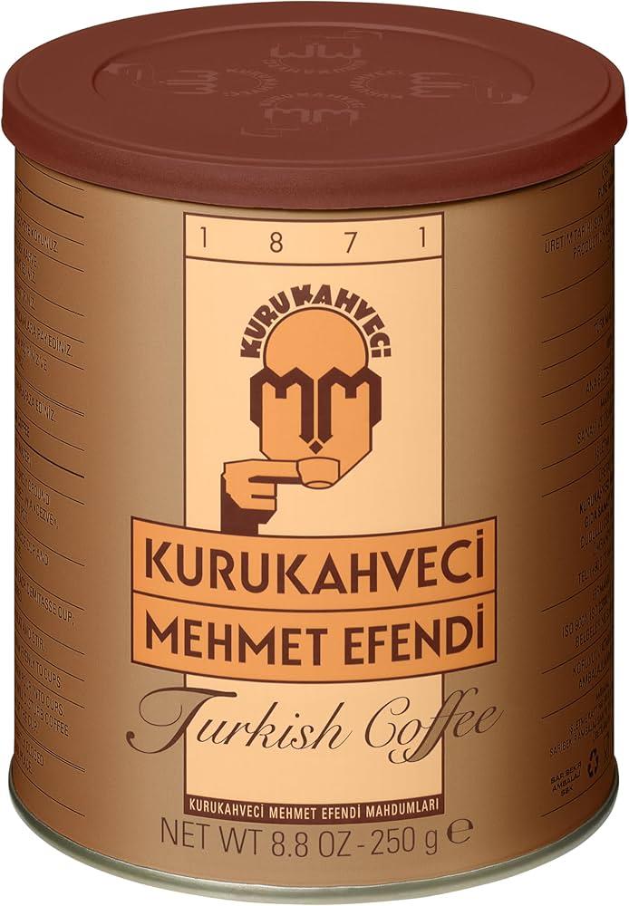 Kurukahveci Mehmet Efendi Türk Kahvesi Teneke Kutu 250 gr
